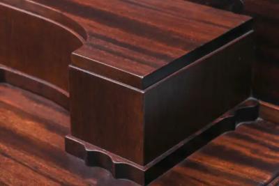 Walnut and Ebony Rare Sculptural Dutch Art Deco Sideboard