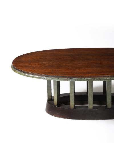 Walnut and Painted Wood Coffee Table