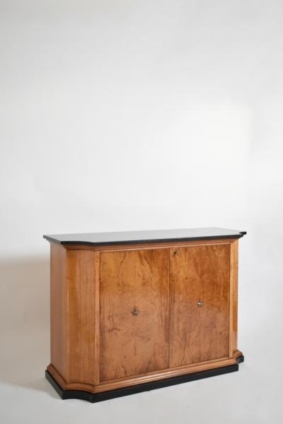 Walnut veneer sideboard 1940s 