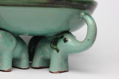 Walter Bosse Ceramic Elephant Bowl Designed by Walter Bosse 1928 Austria