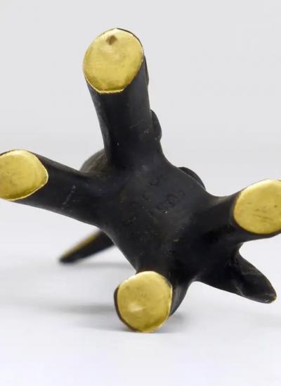 Walter Bosse Walter Bosse Brass Giraffe Sculpture Figurine Herta Baller Austria 1950s