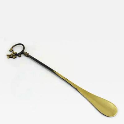 Walter Bosse Walter Bosse Brass Shoehorn Displaying a Cow Herta Baller Austria 1950s