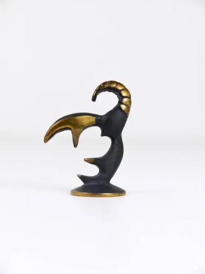 Walter Bosse Walter Bosse Cancer Zodiac Sign Brass Figurine by Herta Baller Austria 1950s