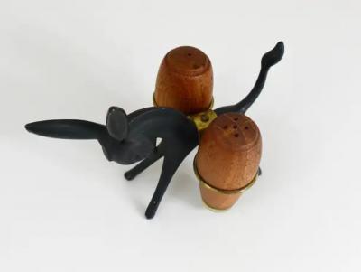 Walter Bosse Walter Bosse Donkey Salt and Pepper Shaker Set Herta Baller Austria 1950s
