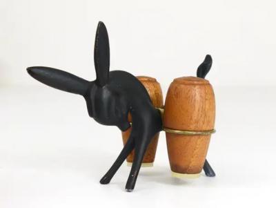 Walter Bosse Walter Bosse Donkey Salt and Pepper Shaker Set Herta Baller Austria 1950s