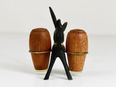 Walter Bosse Walter Bosse Donkey Salt and Pepper Shaker Set Herta Baller Austria 1950s