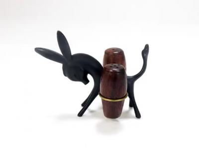Walter Bosse Walter Bosse Donkey Salt and Pepper Shaker Set Herta Baller Austria 1950s