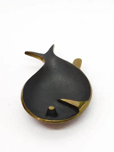Walter Bosse Walter Bosse Fish Midcentury Brass Bowl or Ashtray Herta Baller 1950s