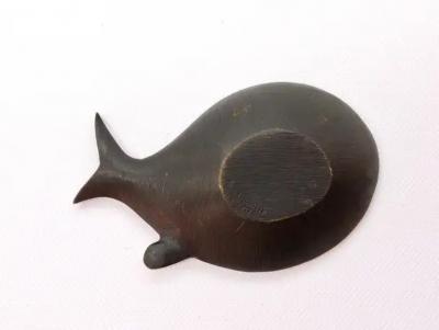 Walter Bosse Walter Bosse Fish Midcentury Brass Bowl or Ashtray Herta Baller 1950s