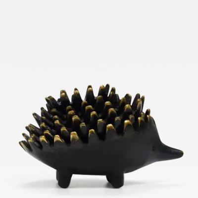 Walter Bosse Walter Bosse Hedgehog Stackable Brass Ashtrays Herta Baller Austria 1950s