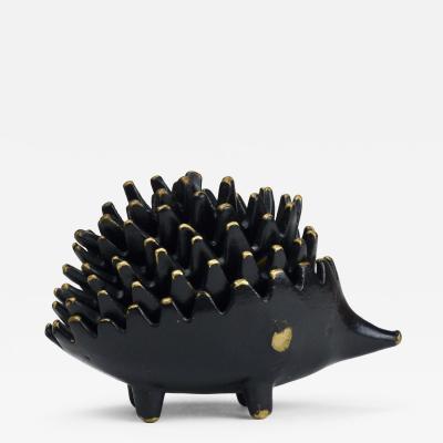 Walter Bosse Walter Bosse Hedgehog Stackable Brass Ashtrays Herta Baller Austria 1950s
