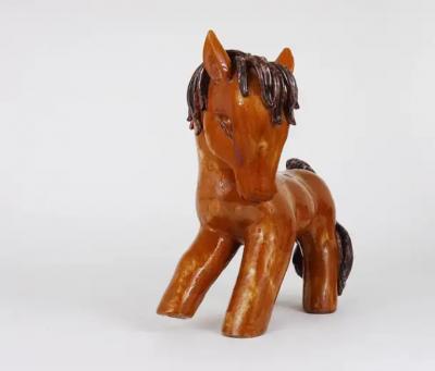 Walter Bosse Walter Bosse Huge Pottery Ceramic Horse Sculpture Austria 1950s