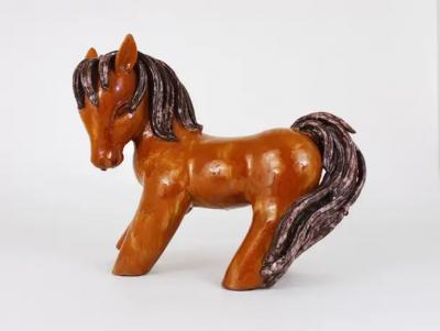 Walter Bosse Walter Bosse Huge Pottery Ceramic Horse Sculpture Austria 1950s