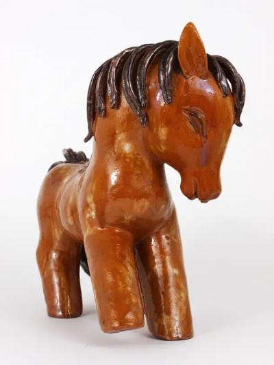 Walter Bosse Walter Bosse Huge Pottery Ceramic Horse Sculpture Austria 1950s