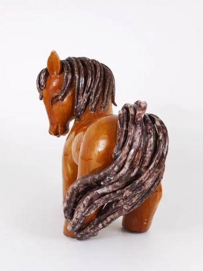 Walter Bosse Walter Bosse Huge Pottery Ceramic Horse Sculpture Austria 1950s