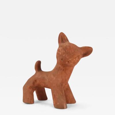 Walter Bosse Walter Bosse Large Baby Deer Pottery Ceramic Sculpture Austria 1920s
