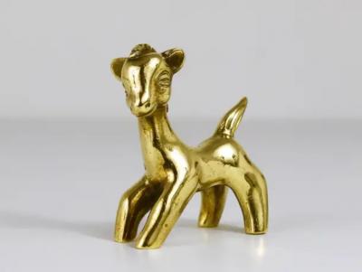 Walter Bosse Walter Bosse Mid Century Horse Brass Figurine Hertha Baller Austria 1950s