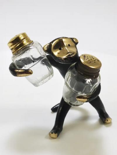Walter Bosse Walter Bosse Monkey Salt and Pepper Shakers Set Herta Baller Austria 1950s