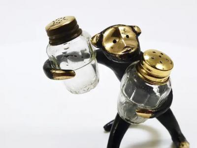 Walter Bosse Walter Bosse Monkey Salt and Pepper Shakers Set Herta Baller Austria 1950s