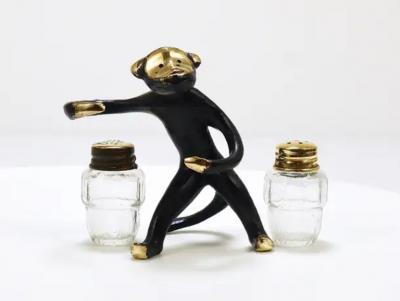 Walter Bosse Walter Bosse Monkey Salt and Pepper Shakers Set Herta Baller Austria 1950s
