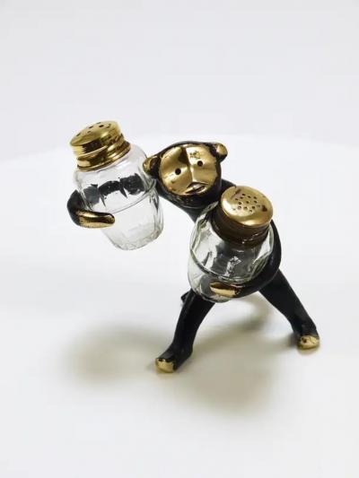 Walter Bosse Walter Bosse Monkey Salt and Pepper Shakers Set Herta Baller Austria 1950s