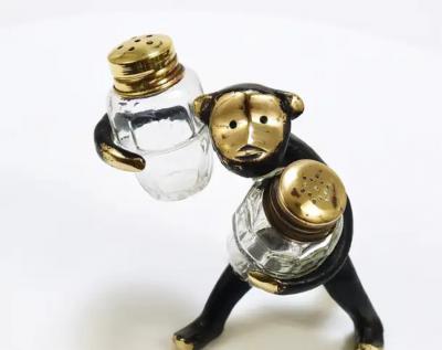 Walter Bosse Walter Bosse Monkey Salt and Pepper Shakers Set Herta Baller Austria 1950s