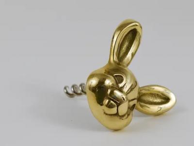 Walter Bosse Walter Bosse Rabbit Brass Cork Screw Bottle Opener Herta Baller Austria 1950
