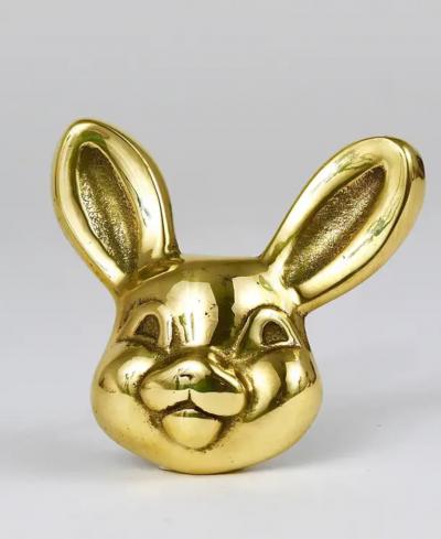 Walter Bosse Walter Bosse Rabbit Brass Cork Screw Bottle Opener Herta Baller Austria 1950