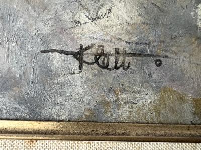 Walter Charles Klett Elegant Nude Woman in Dancing Mid Century