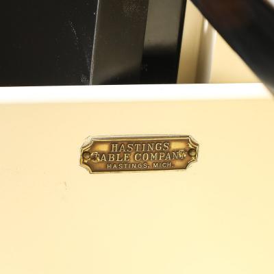 Walter Dorwin Teague Art Deco Machine Age Ebonized Walnut Aluminum Sideboard by Walter Dorwin