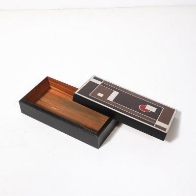 Walter Dorwin Teague Art Deco No 1A Kodak Camera Box in Multicolor Enamel by Walter Dorwin Teague