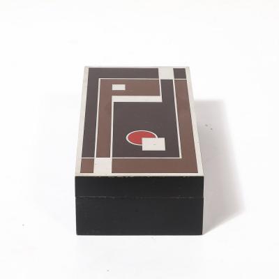 Walter Dorwin Teague Art Deco No 1A Kodak Camera Box in Multicolor Enamel by Walter Dorwin Teague