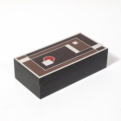 Walter Dorwin Teague Art Deco No 1A Kodak Camera Box in Multicolor Enamel by Walter Dorwin Teague