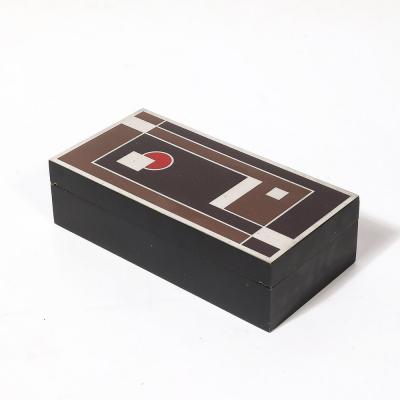 Walter Dorwin Teague Art Deco No 1A Kodak Camera Box in Multicolor Enamel by Walter Dorwin Teague