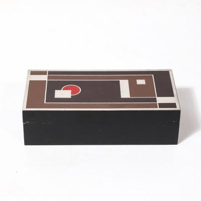 Walter Dorwin Teague Art Deco No 1A Kodak Camera Box in Multicolor Enamel by Walter Dorwin Teague