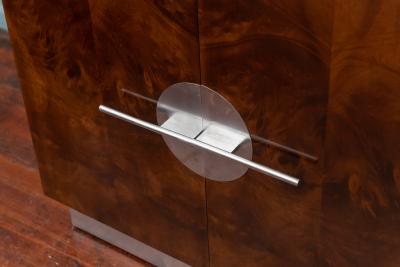 Walter Dorwin Teague Art Deco Streamline Cabinet by Walter Dorwin Teague