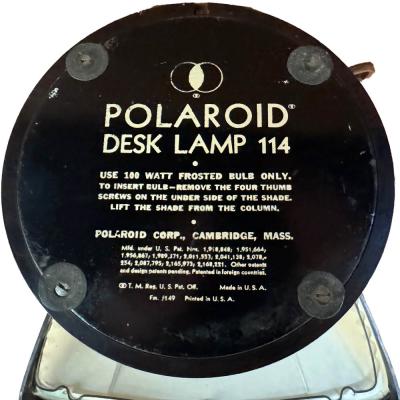 Walter Dorwin Teague Walter Dorwin Teague Poloroid Table Lamp