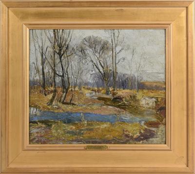 Walter E Baum Late Fall by Walter Baum