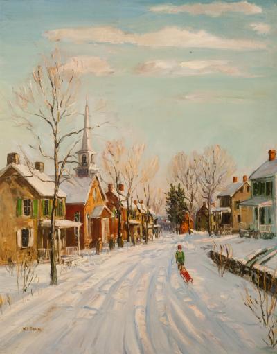 Walter Emerson Baum A Bright Winter Monring