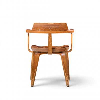 Walter Gropius Walter Gropius W199 Bauhaus for Thonet Mid Century Bentwood Chairs Set of 4