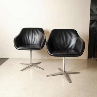 Walter Knoll Pearson Lloyd set of two lounge chairs 90 s