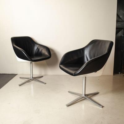 Walter Knoll Pearson Lloyd set of two lounge chairs 90 s