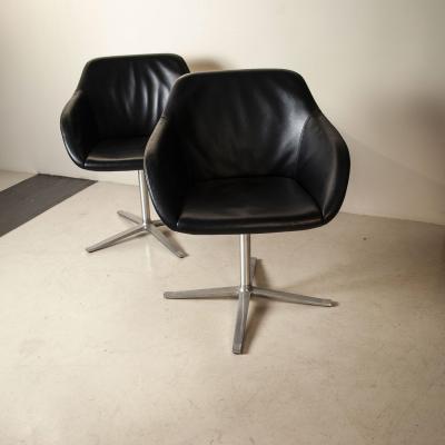 Walter Knoll Pearson Lloyd set of two lounge chairs 90 s