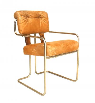 Walter Knoll Set of 4 German Art Deco 1930s Chrome Arm Chairs