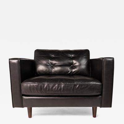 Walter Knoll Tufted Club Chair in the Manner of Walter Knoll for Brayton International