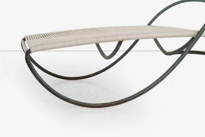 Walter Lamb Pair of Walter Lamb Bronze Chaise Lounges for Brown Jordan Model C 4700 1960