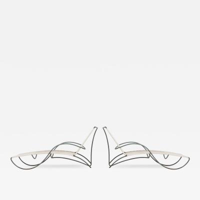 Walter Lamb Pair of Walter Lamb Bronze Chaise Lounges for Brown Jordan Model C 4700 1960