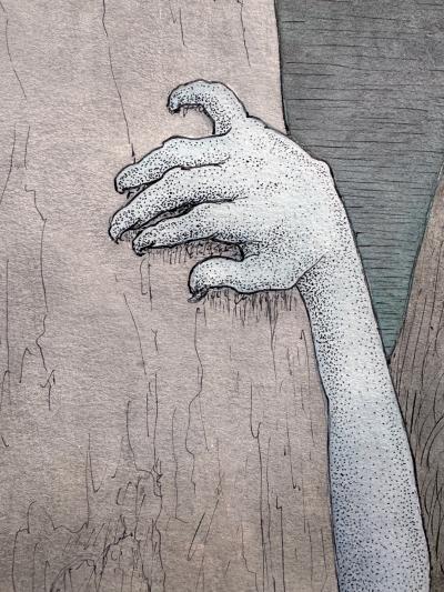 Walter Schnackenberg Scary Nightmare Monsters Emerge from the Mountains