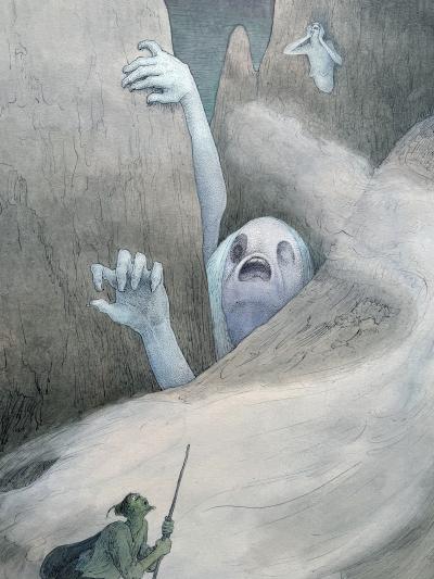 Walter Schnackenberg Scary Nightmare Monsters Emerge from the Mountains