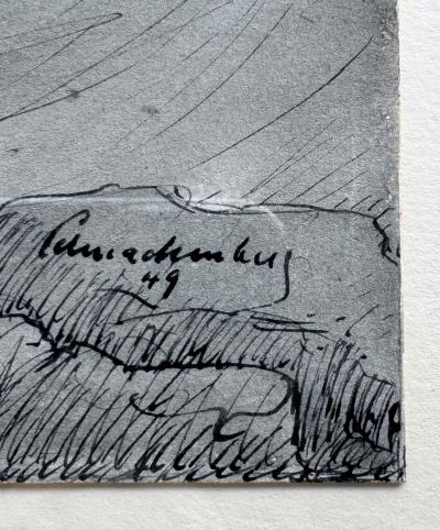 Walter Schnackenberg Scary Nightmare Monsters Emerge from the Mountains